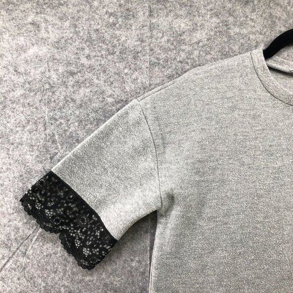 Zara Gray Boxy T-Shirt Tunic - Picture 5 of 11